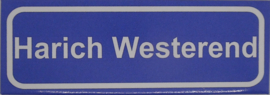 Koelkastmagneet plaatsnaambord Harich Westerend
