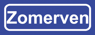 Koelkastmagneet plaatsnaambord Zomerven