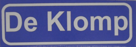 Koelkastmagneet plaatsnaambord De Klomp