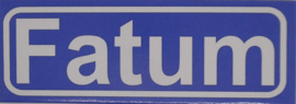 Koelkastmagneet plaatsnaambord Fatum