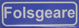 Koelkastmagneet plaatsnaambord Folsgeare
