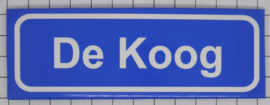 koelkastmagneet plaatsnaambord De Koog P_NH3.0009