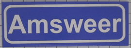 Koelkastmagneet plaatsnaambord Amsweer