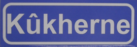 Koelkastmagneet plaatsnaambord Kûkherne