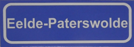 Koelkastmagneet plaatsnaambord Eelde-Paterswolde