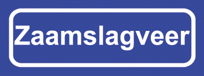 Koelkastmagneet plaatsnaambord Zaamslagveer