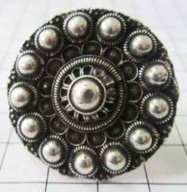 ZKR321 Zeeuwse knop bloemvorm ring verstelbaar
