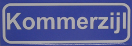 Koelkastmagneet plaatsnaambord Kommerzijl