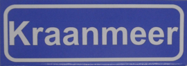 Koelkastmagneet plaatsnaambord Kraanmeer