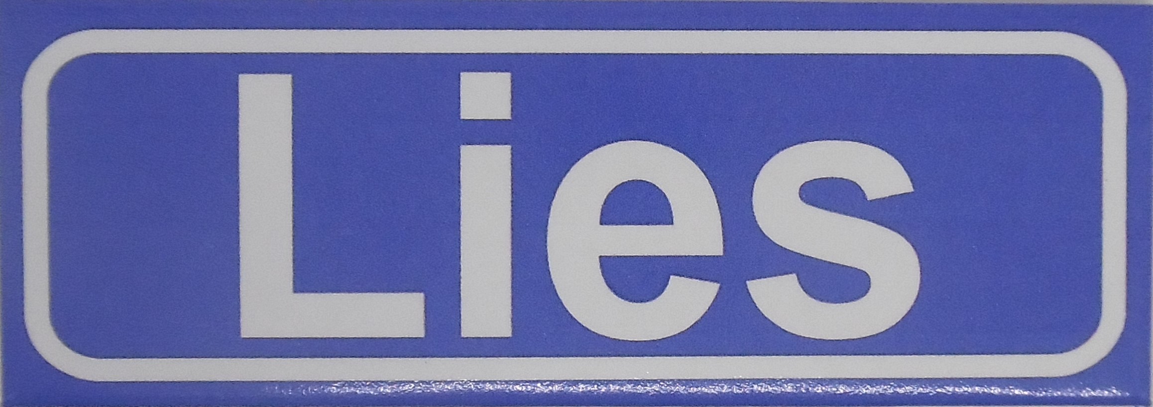 Koelkastmagneet plaatsnaambord Lies