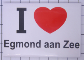 koelkastmagneet I ♥ Egmond aan Zee N_NH15.002