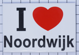 koelkastmagneet I ♥ Noordwijk N_ZH10.002