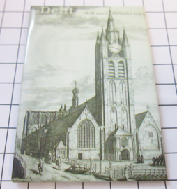 koelkastmagneet kerk Delft N_ZH5.005