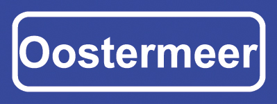 Koelkastmagneet plaatsnaambord Oostermeer