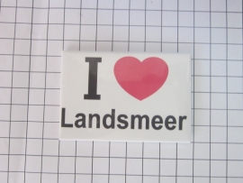 027 magneet I love Landsmeer