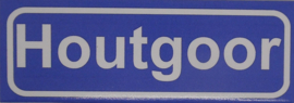 Koelkastmagneet plaatsnaambord Houtgoor