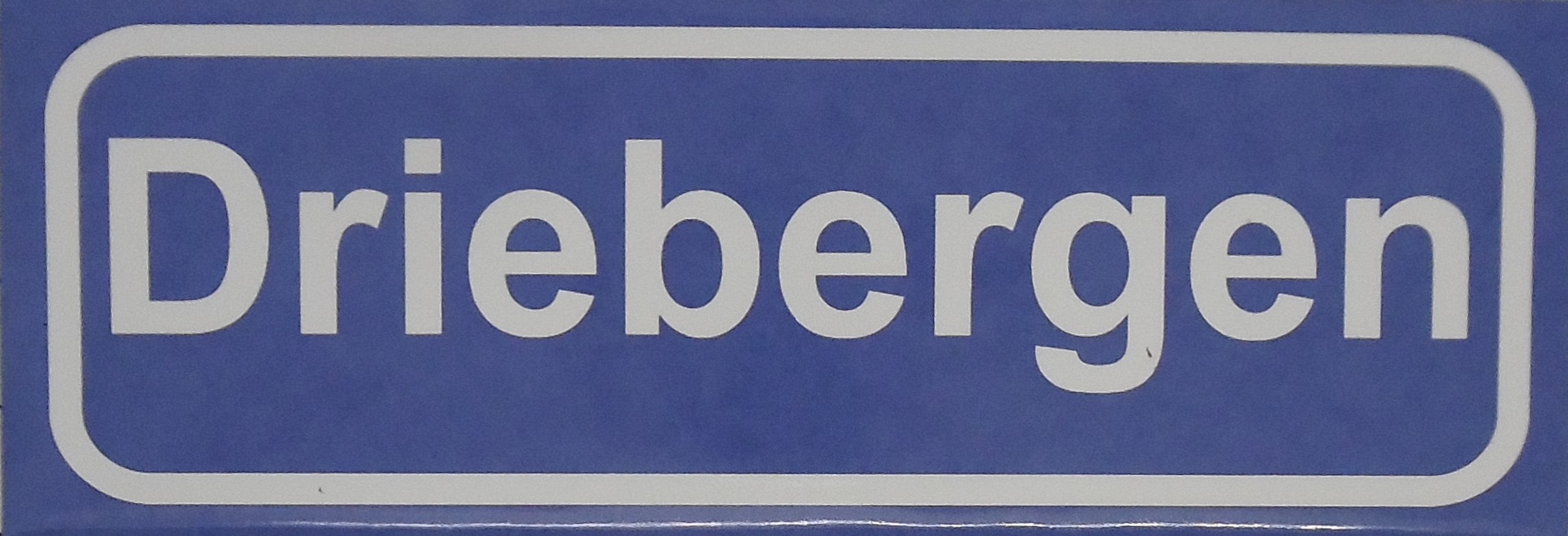 Koelkastmagneet plaatsnaambord Driebergen