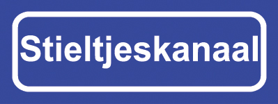 Koelkastmagneet plaatsnaambord Stieltjeskanaal