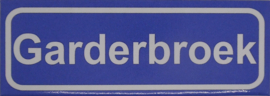 Koelkastmagneet plaatsnaambord Garderbroek