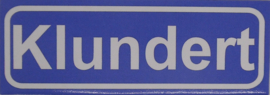 Koelkastmagneet plaatsnaambord Klundert