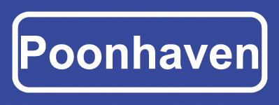 Koelkastmagneet plaatsnaambord Poonhaven