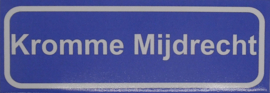 Koelkastmagneet plaatsnaambord Kromme Mijdrecht