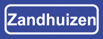 Koelkastmagneet plaatsnaambord Zandhuizen