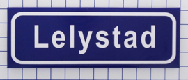 koelkastmagneet plaatsnaambord Lelystad P_FL2.0001