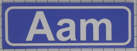 Koelkastmagneet plaatsnaambord Aam