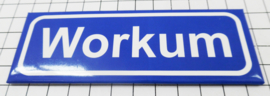 koelkastmagneet plaatsnaambord Workum P_FR14.0001