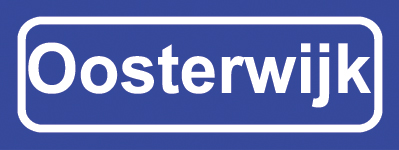 Koelkastmagneet plaatsnaambord Oosterwijk