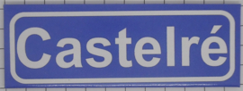 Koelkastmagneet plaatsnaambord Castelré