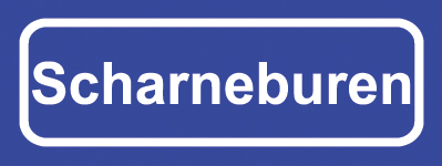 Koelkastmagneet plaatsnaambord Scharneburen