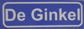 Koelkastmagneet plaatsnaambord De Ginkel