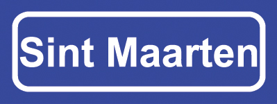 Koelkastmagneet plaatsnaambord Sint Maarten