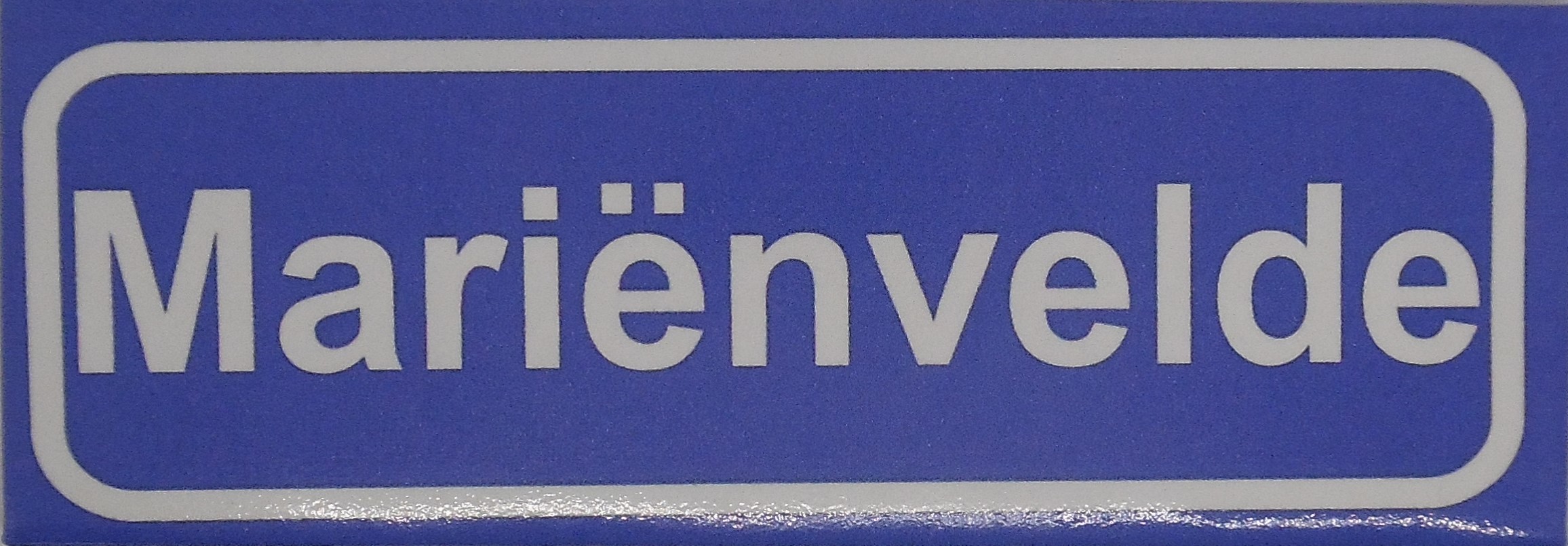 Koelkastmagneet plaatsnaambord Mariënvelde