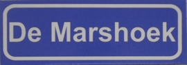 Koelkastmagneet plaatsnaambord De Marshoek