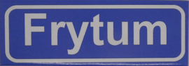 Koelkastmagneet plaatsnaambord Frytum