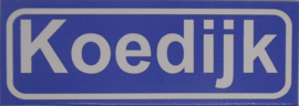 Koelkastmagneet plaatsnaambord Koedijk