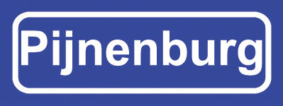 Koelkastmagneet plaatsnaambord Pijnenburg