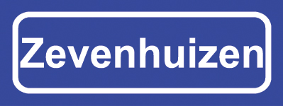 Koelkastmagneet plaatsnaambord Zevenhuizen