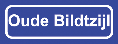 Koelkastmagneet plaatsnaambord Oude Bildtzijl