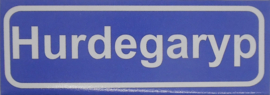 Koelkastmagneet plaatsnaambord Hurdegaryp