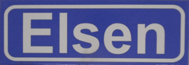 Koelkastmagneet plaatsnaambord Elsen