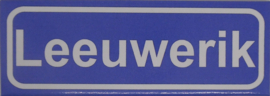 Koelkastmagneet plaatsnaambord Leeuwerik