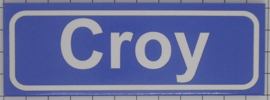 Koelkastmagneet plaatsnaambord Croy