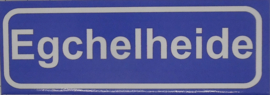 Koelkastmagneet plaatsnaambord Egchelheide