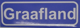 Koelkastmagneet plaatsnaambord Graafland