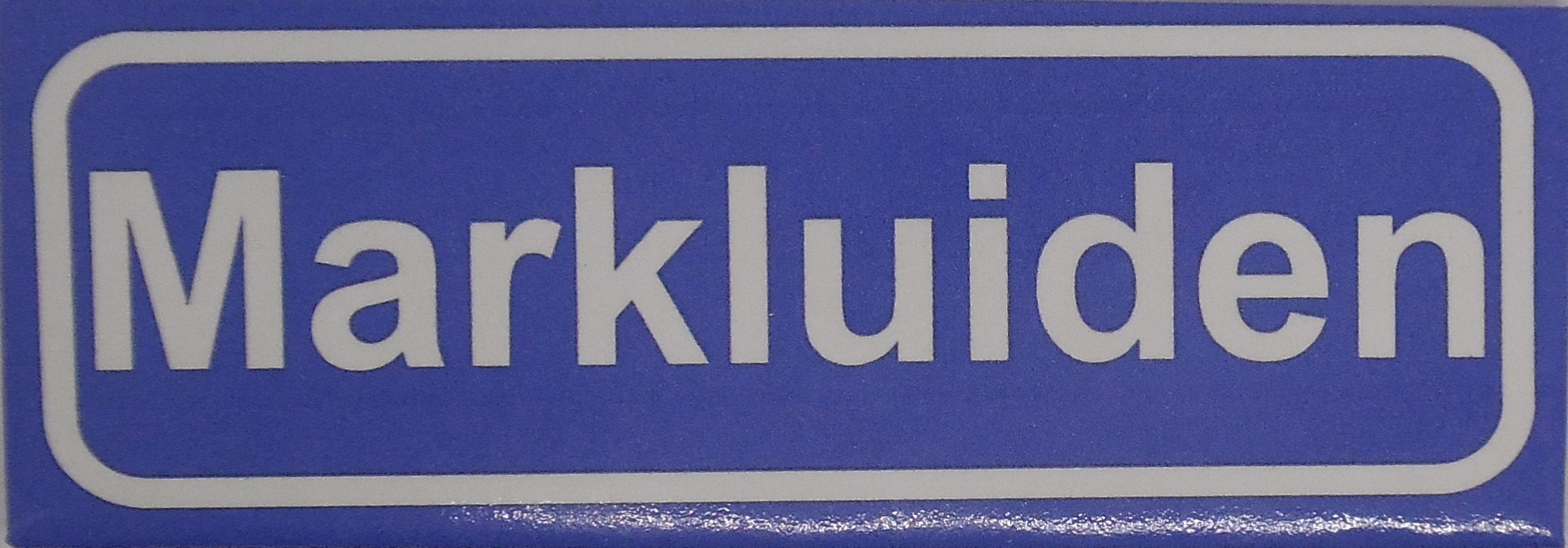 Koelkastmagneet plaatsnaambord Markluiden
