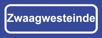 Koelkastmagneet plaatsnaambord Zwaagwesteinde